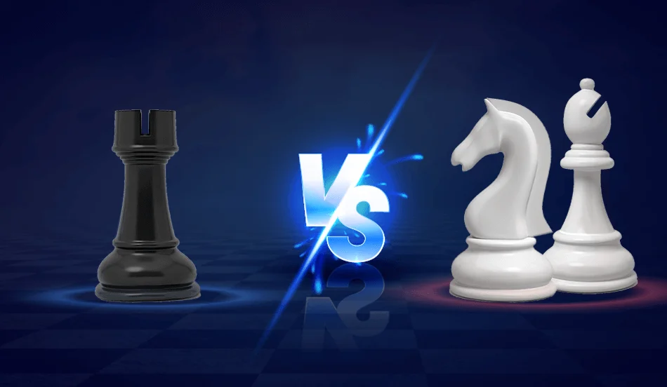 Rook vs two minor pieces – What’s stronger?