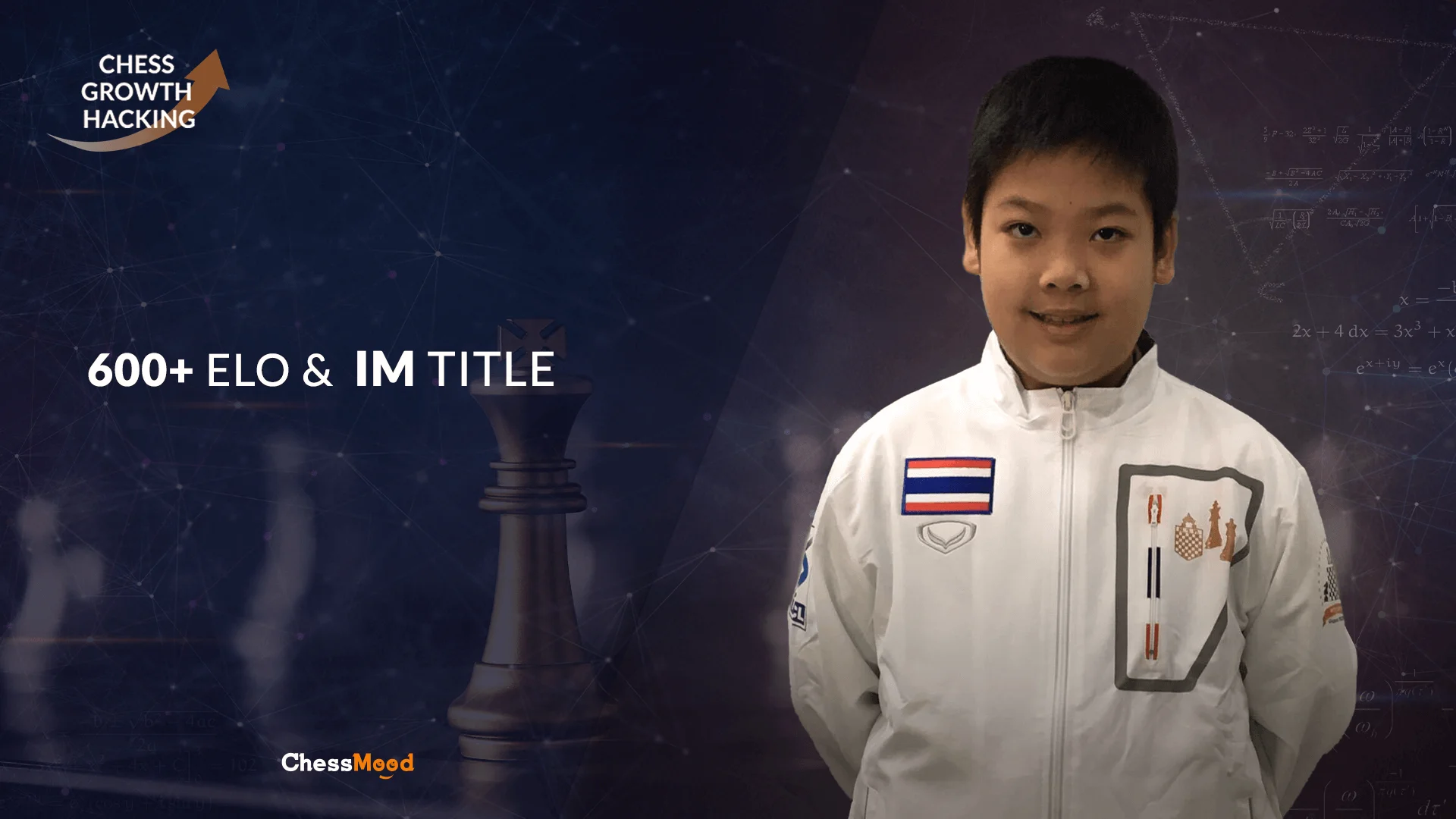 Raising 600+ elo and becoming the first IM of his country