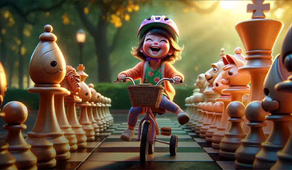 Wobble Your Way: Advance in Chess Without Knowing it All