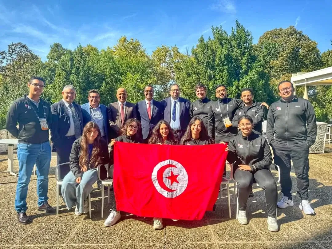 Zoubaier in the Tunisian Chess Team at Budapest Olympiad 2024
