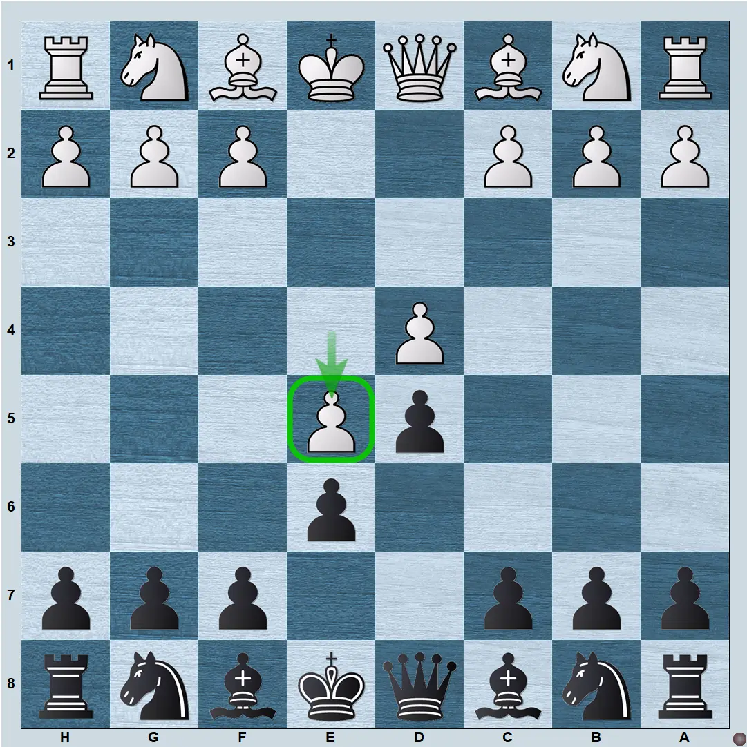 French Defense Advance Variation after 3.e5