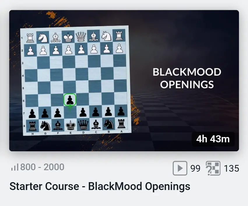 BlackMood Openings Course